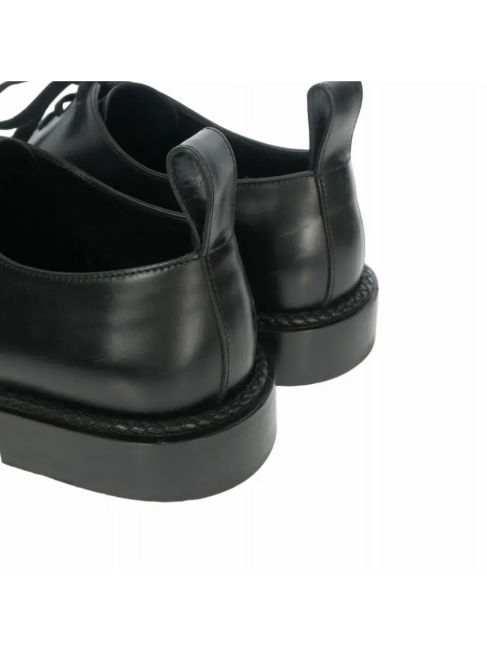 Bottega Veneta Leather Derby Shoes Black